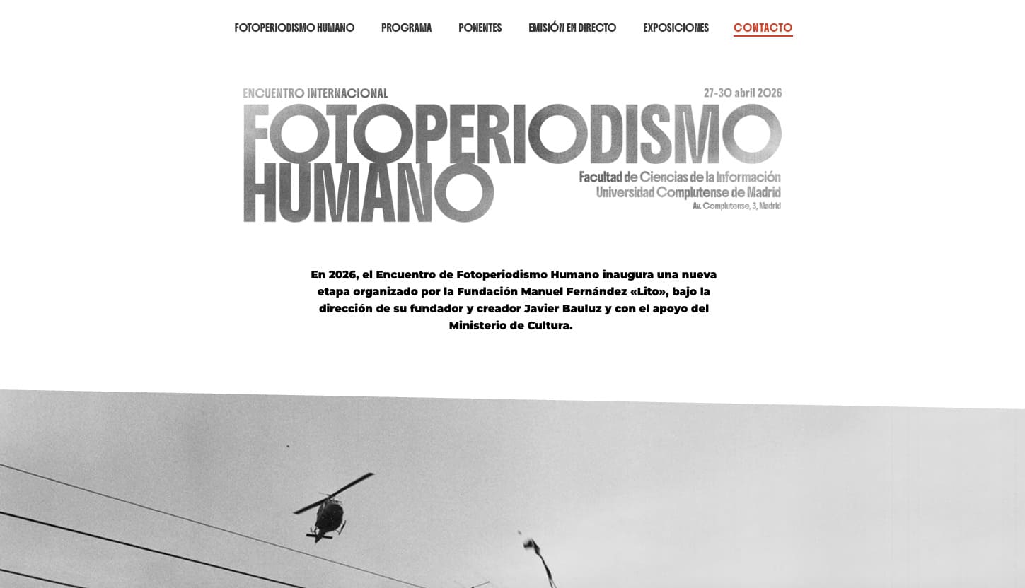 Encuentro Internacional de Fotoperiodismo Humano - Fundación